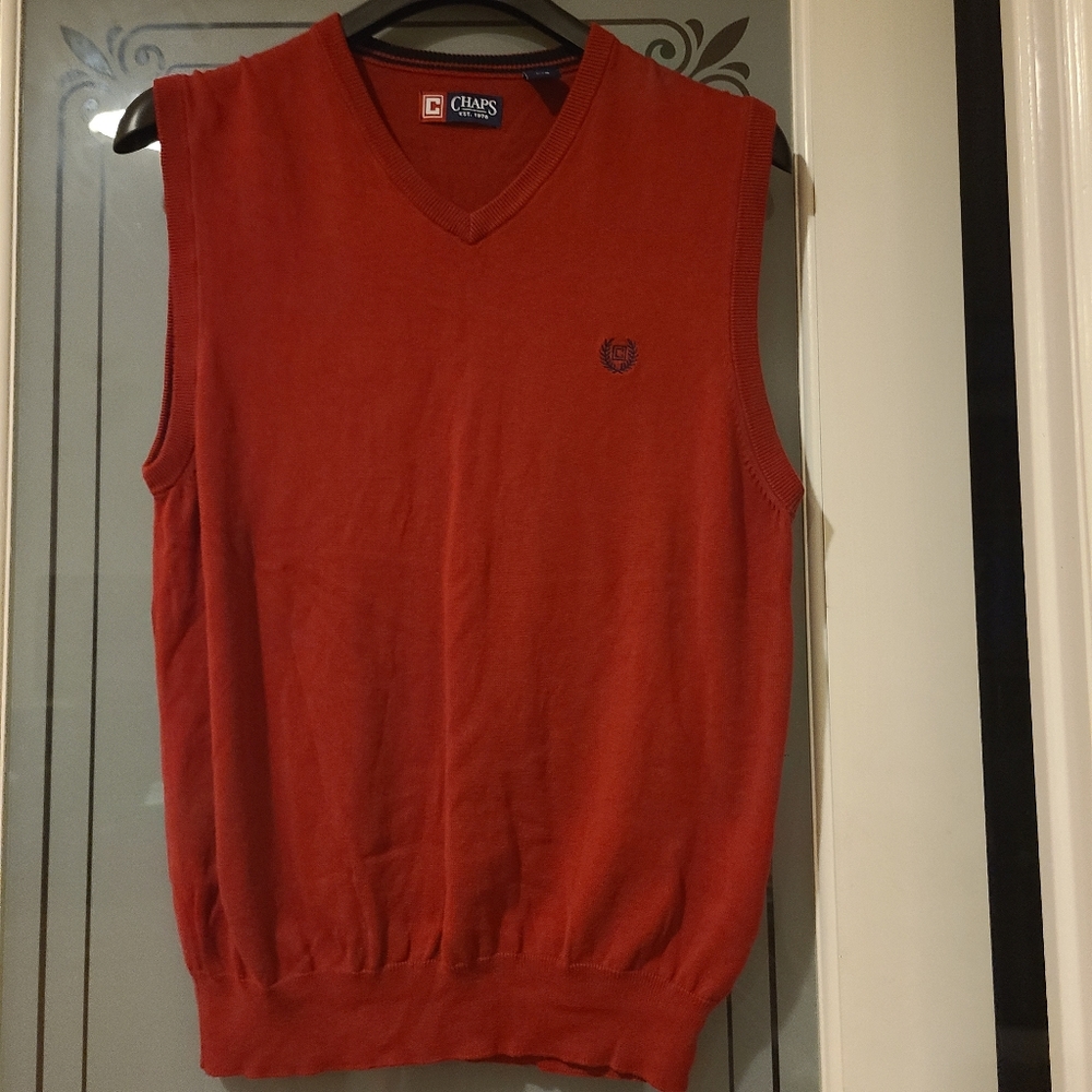 Chaps Red Vest for Men